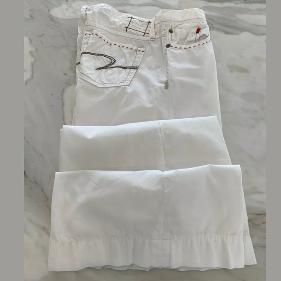 Z BRAND WHITE COTTON FLAIR JEAN STYLE PANTS SIZE 28 X 33 - Picture 2 of 16